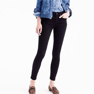J. Crew Petite Toothpick Jean in True Black, 30P